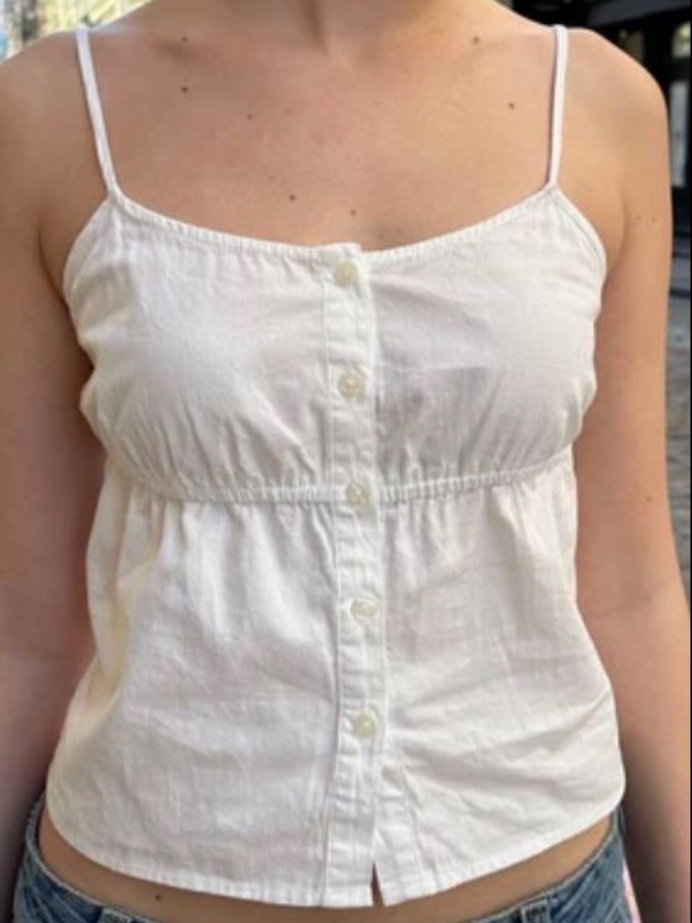 Brandy Melville button up tank